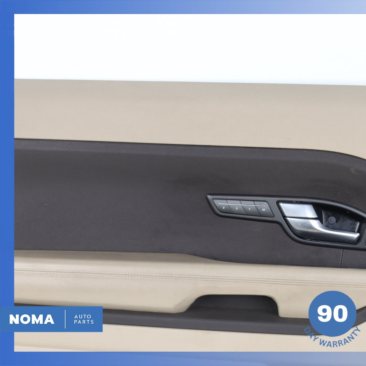 12-19 Range Rover Evoque L538 2DR Front Left Door Trim Panel Assembly Beige OEM - photo 4