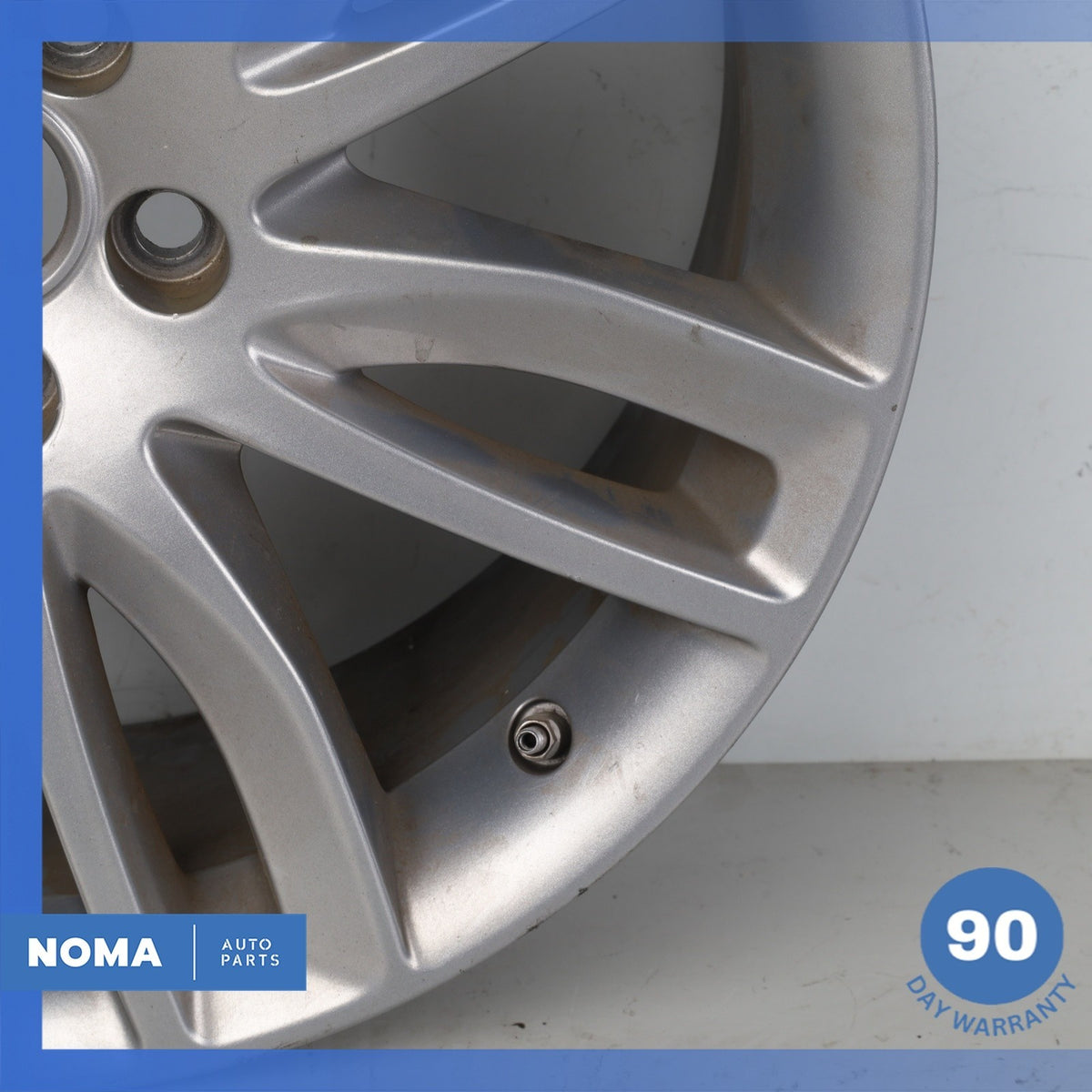 16-23 Jaguar X260 XF XE Razor 8 x R19 19" Wheel Rim Silver T2H4954 OEM - photo 7