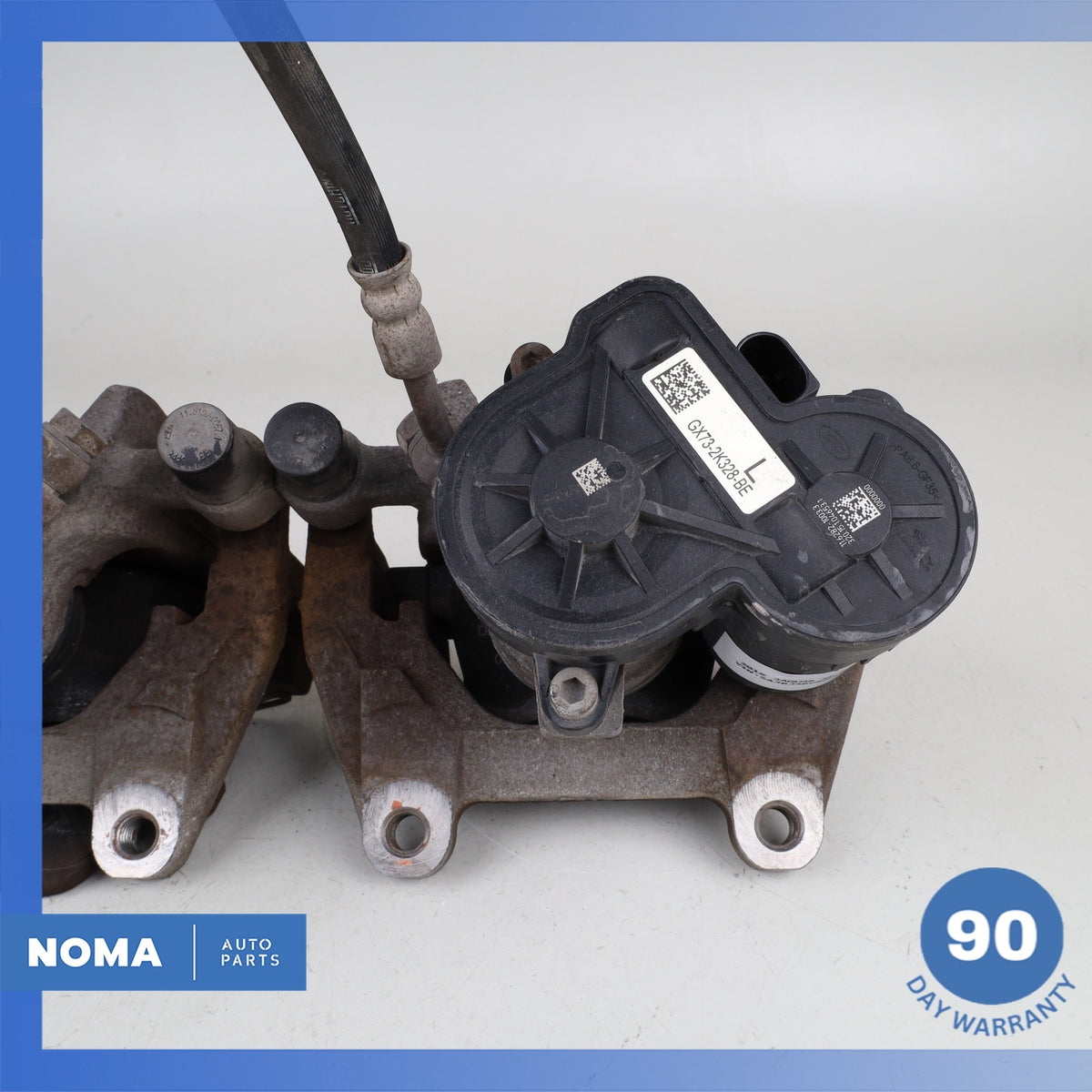 16-20 Jaguar X260 XF XE F-Pace Rear Brake Caliper w/ Actuator Set OEM 67k - photo 7
