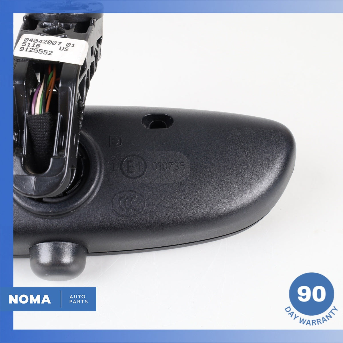 03-08 BMW E85 Z4 Interior Rear View Mirror Black OEM - photo 9