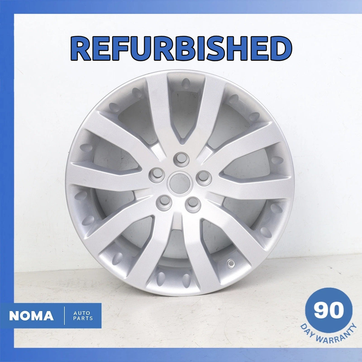 06-09 LR Range Rover Sport L320 Silver Sparkle 9.5 x R20 20" Wheel Rim OEM - photo 1