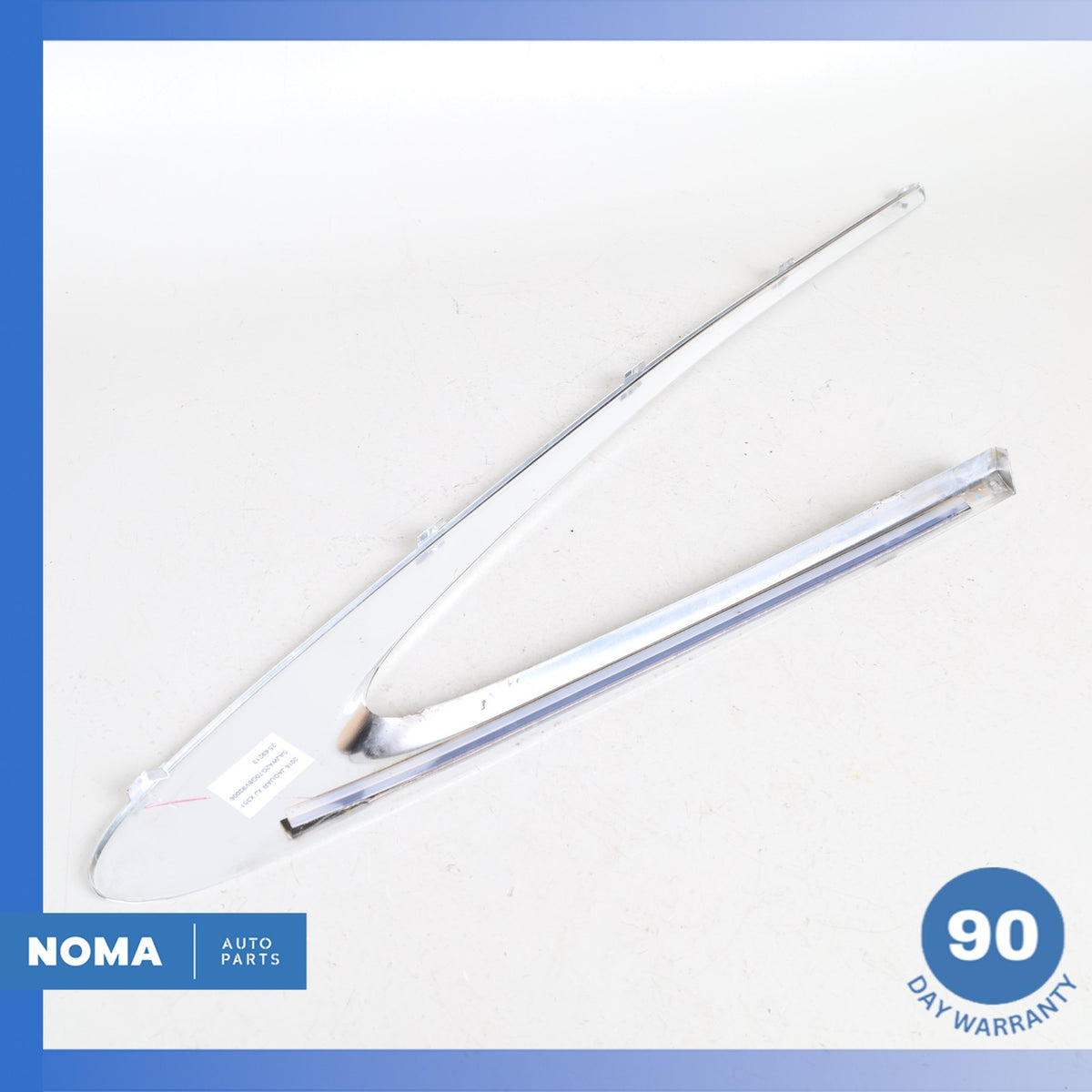 10-19 Jaguar X351 XJ XJR Rear Left Side Quarter Door Window Molding Chrome OEM - photo 8