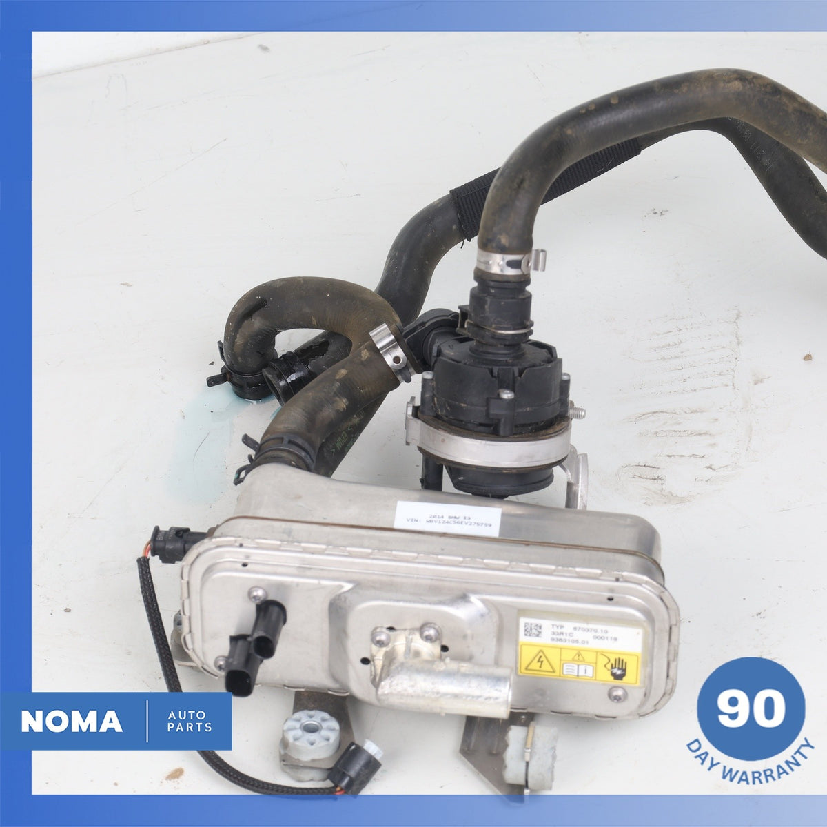 14-21 BMW i3 I01 Electric Coolant Flow Water Auxiliary Heater w/ Tank OEM 78k - photo 11