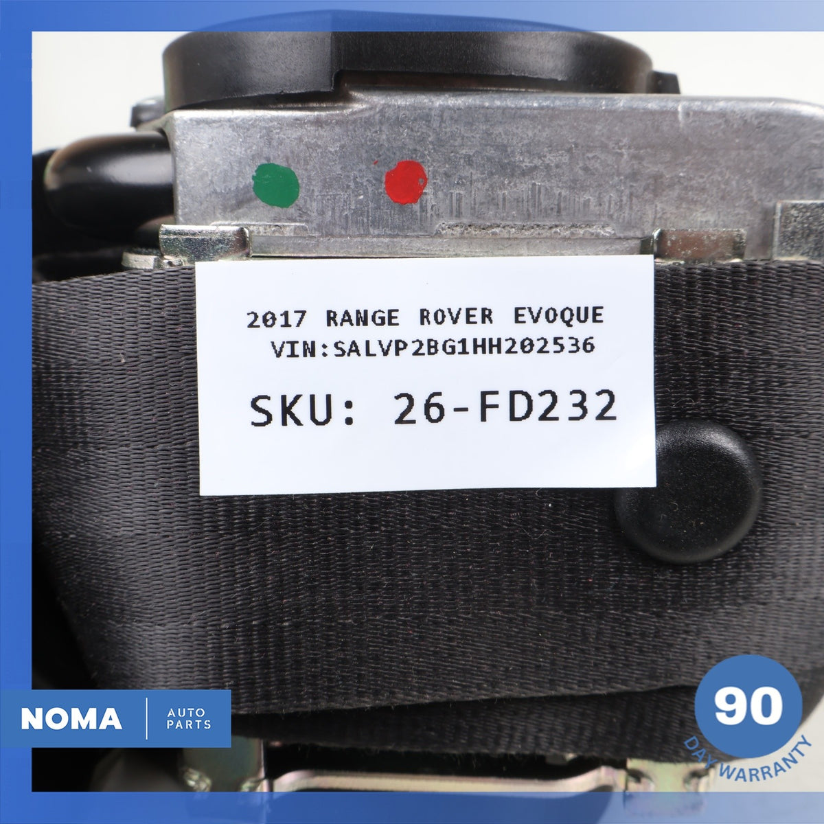 12-19 LR Range Rover Evoque L538 4DR Front Left Side Seatbelt Retractor OEM - photo 21