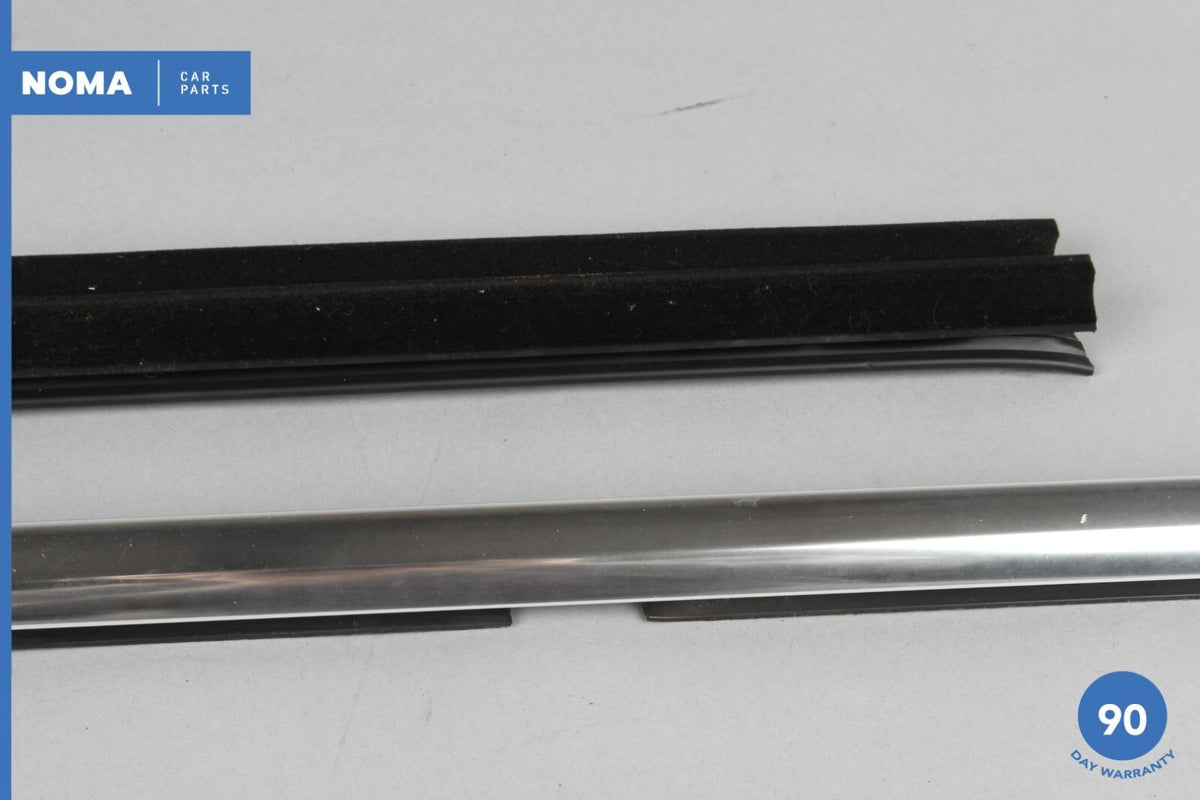 00-08 Jaguar S-Type X204 Rear Right Passenger Side Door Window Seal Set of 2 OEM - photo 3