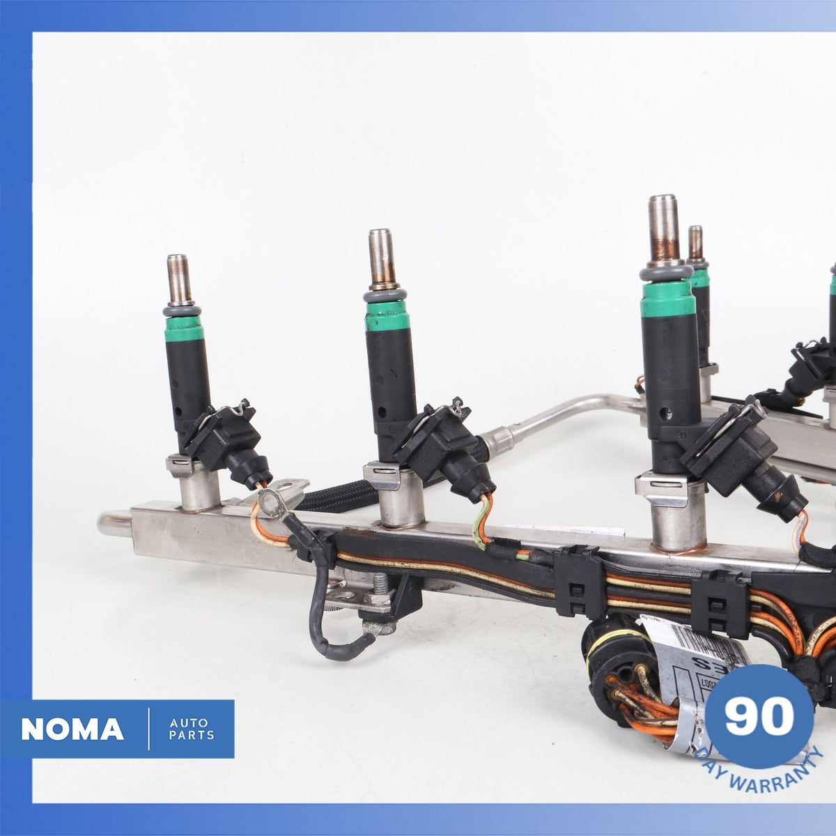 07-10 BMW E70 X5 4.8L V8 N62 Engine Motor Fuel Injector Rail w/ Injectors OEM - photo 4