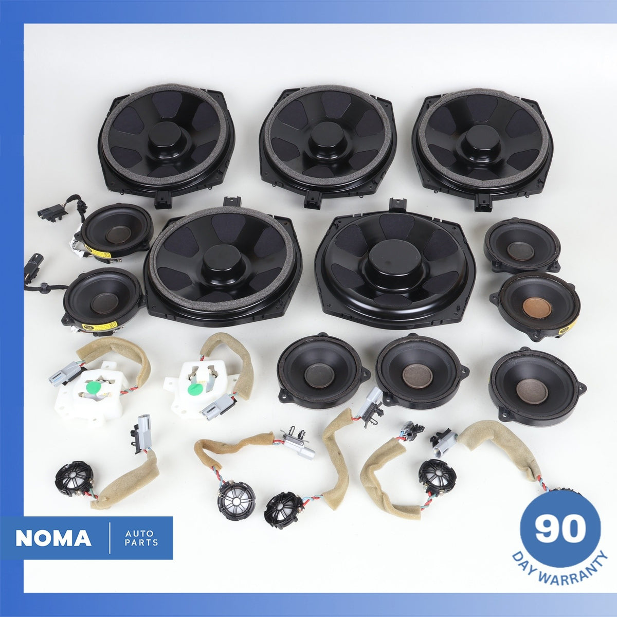 13-22 LR Range Rover Sport L494 Front & Rear Premium Audio 1200W Speaker Set OEM - photo 2