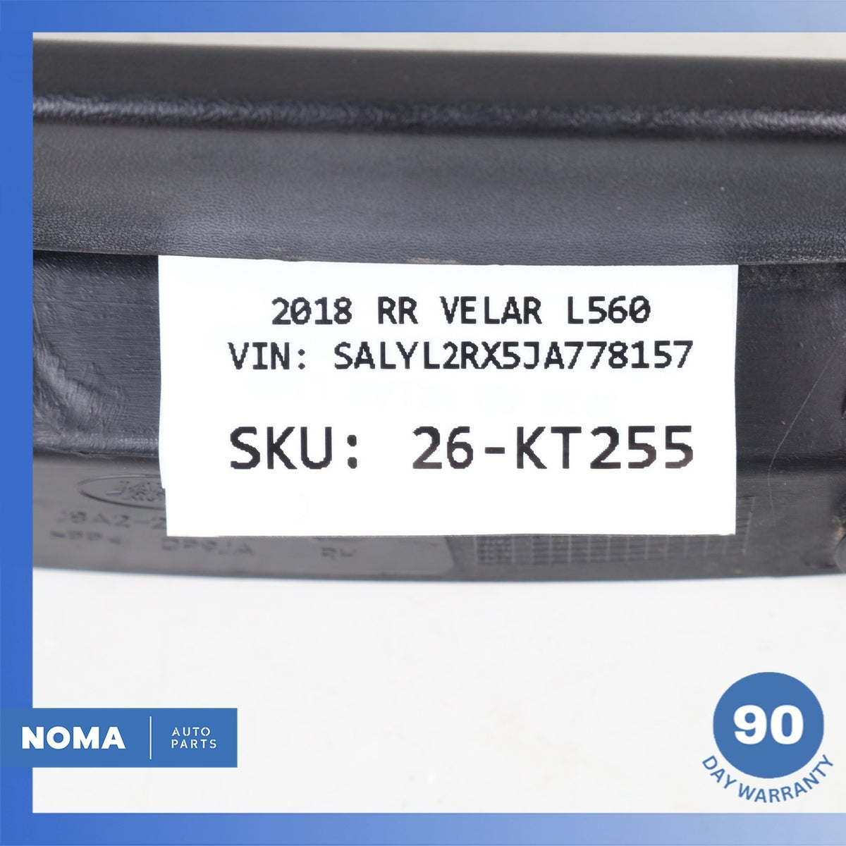 Range Rover L560 Velar Rear Right Quarter Panel Fender Molding OEM - photo 10