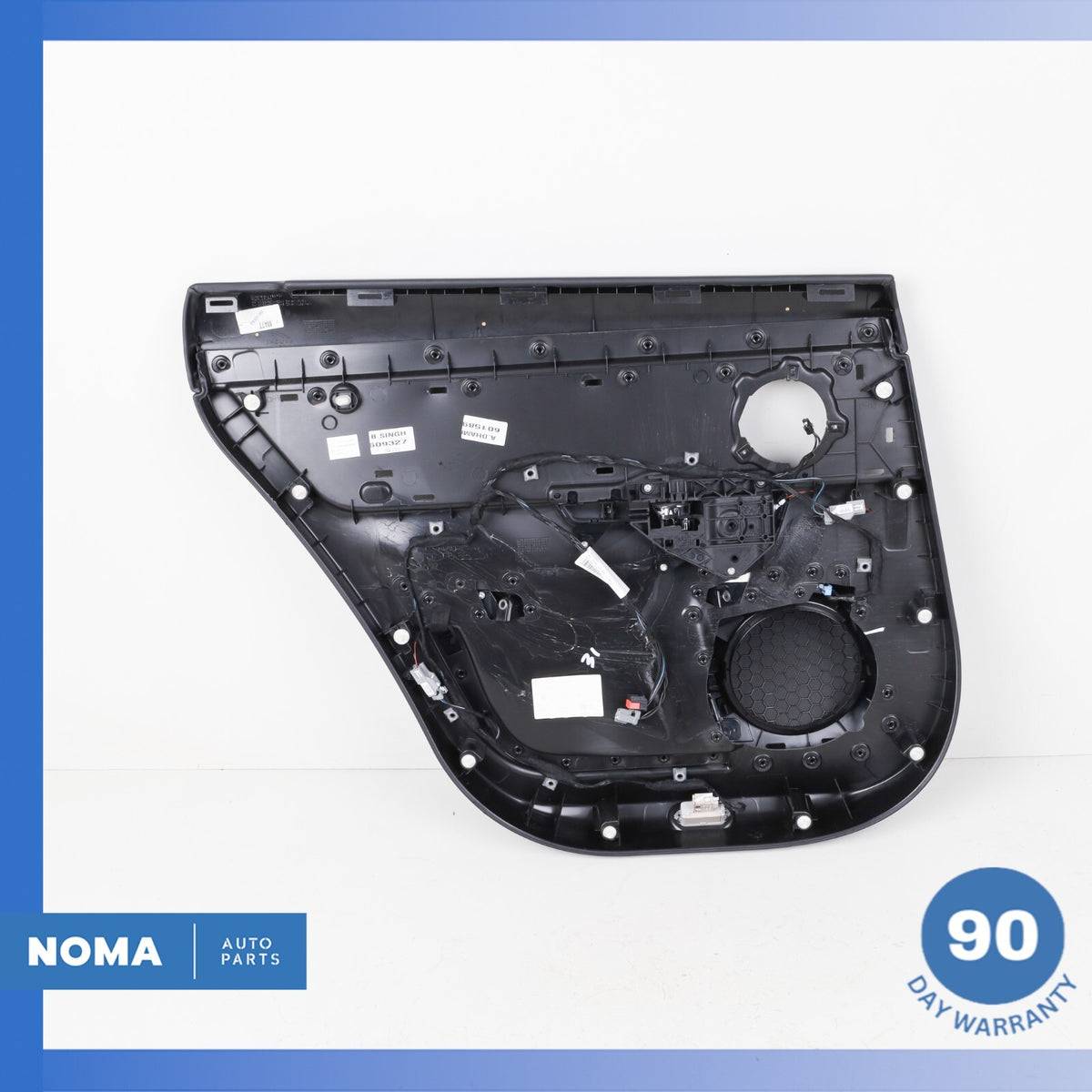 14-19 Jaguar X351 XJ XJR SWB Rear Right Side Interior Door Panel Trim Black OEM - photo 9