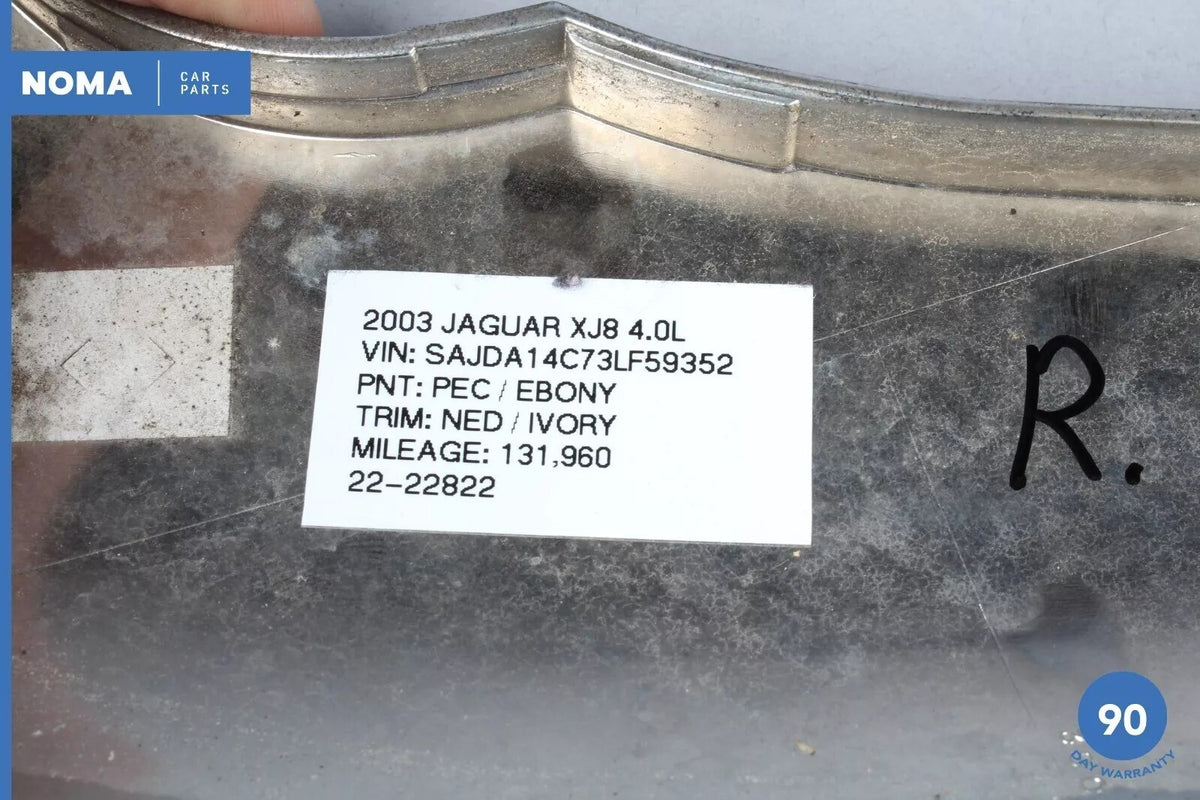 98-03 Jaguar X308 XJ8 XJR Rear Left Driver Side Bumper Trim Molding Chrome OEM - photo 12