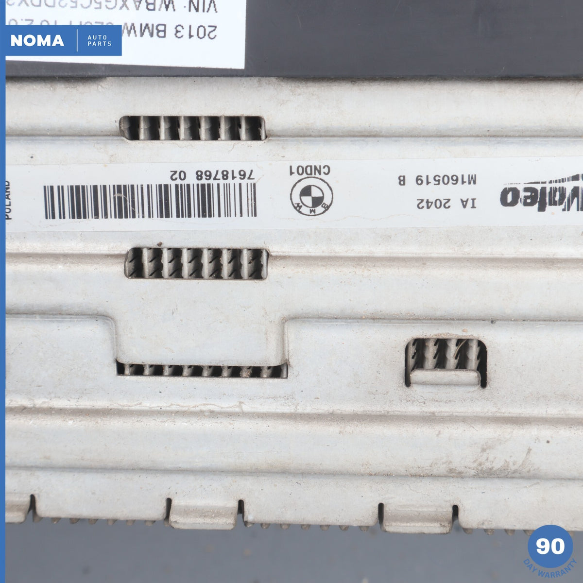 12-16 BMW 528i F10 2.0L N20 Engine Motor Air Intake Intercooler Radiator OEM - photo 9