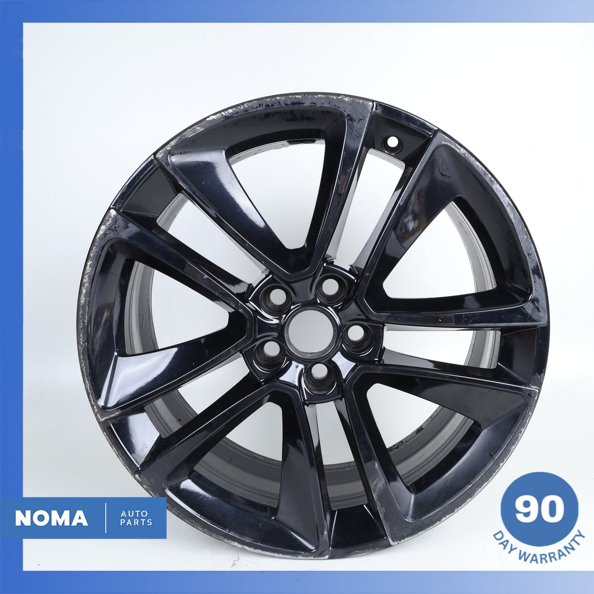 14-24 Jaguar X152 F-Type Volution 9.5 x R19 19" Rear Wheel Rim Black OEM - photo 1