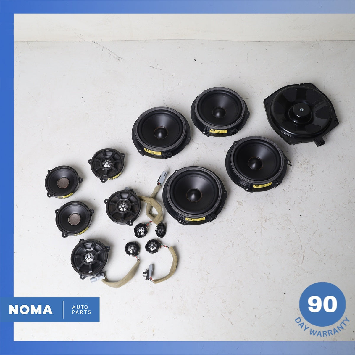 12-19 Range Rover Evoque L538 L550 Front & Rear Hi-Line 600W Speaker Set OEM - photo 2