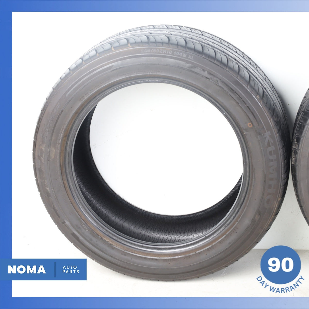 245/50ZR18 Kumho Ecsta LX Platinum 245 50 18 104W XL 5/32" Set of 2 Tires - photo 9
