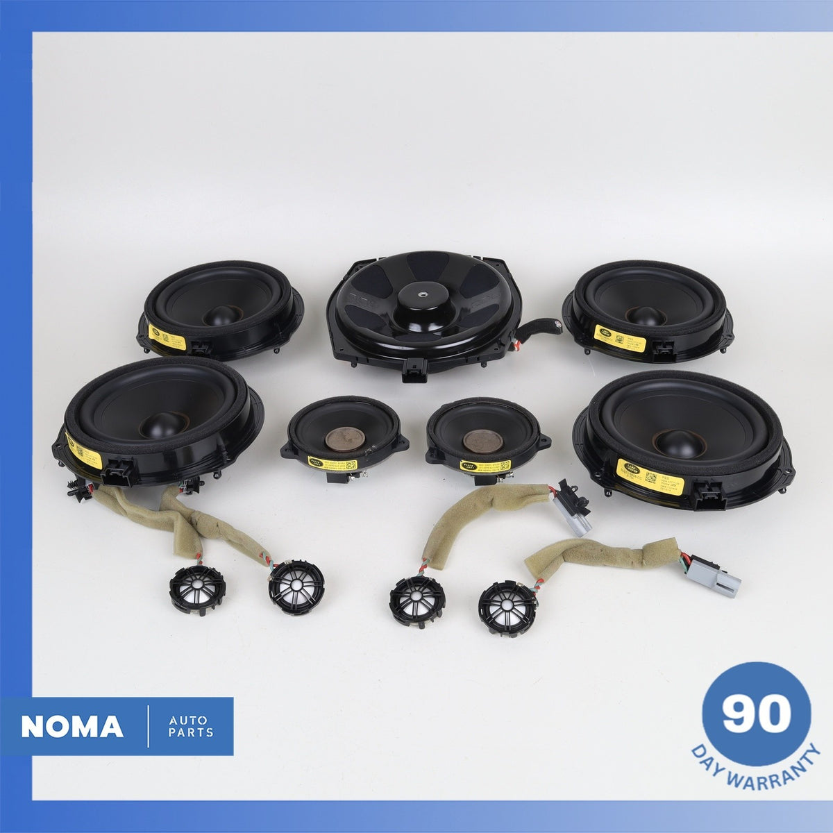 12-19 Range Rover Evoque L538 L550 Front & Rear Hi-Line 600W Speaker Set OEM - photo 1