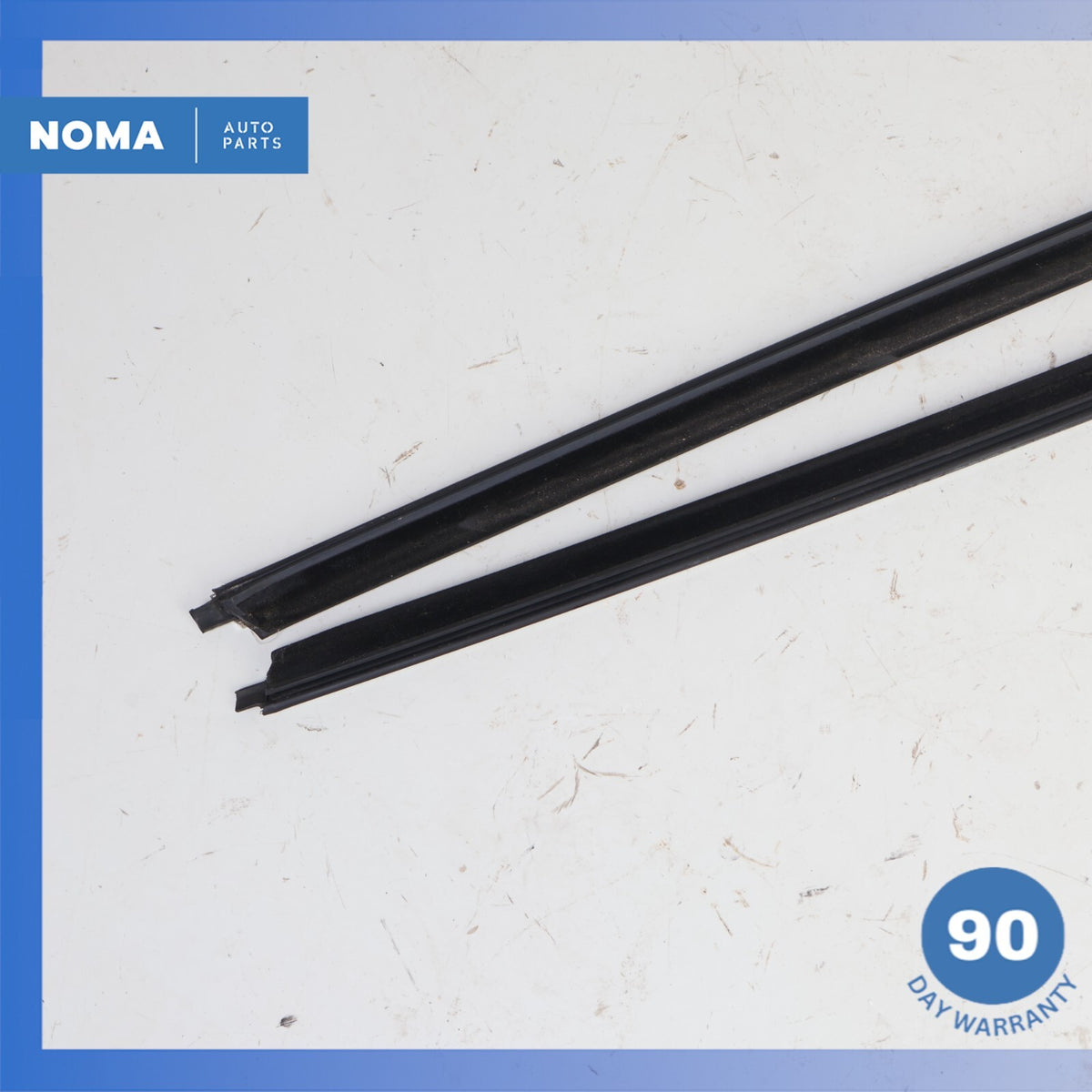 07-15 Jaguar X150 XK XKR Front Left & Right Door Window Molding Seal Set OEM - photo 10