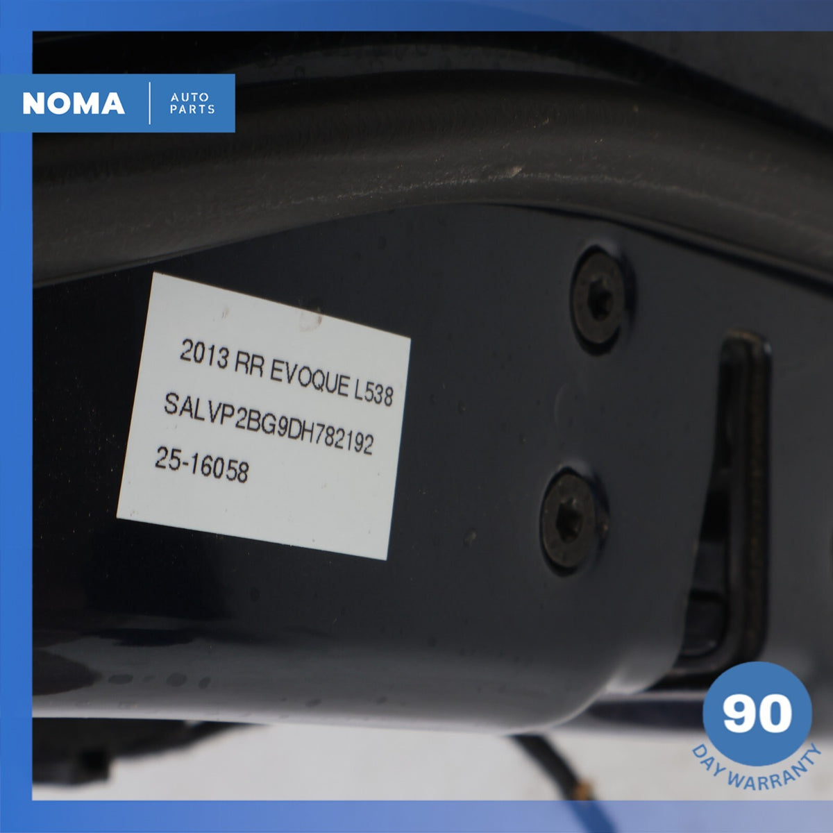 12-19 Range Rover Evoque L538 4DR Front Right Passenger Door Panel Shell OEM - photo 15