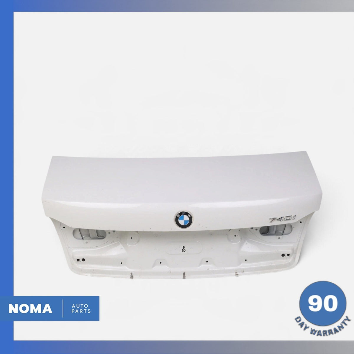 16-22 BMW G12 740i 750i Trunk Lid Panel Assembly White 41009481034 OEM - photo 1
