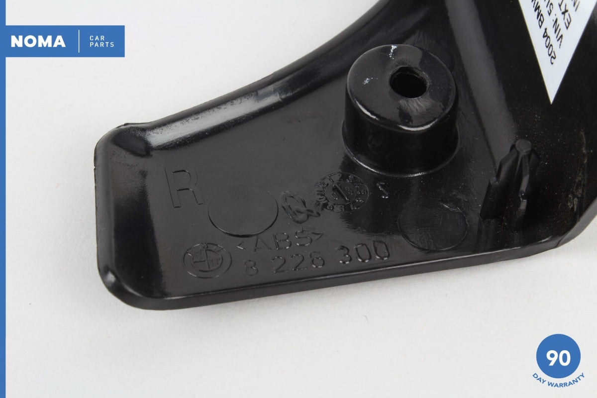 00-06 BMW X5 E53 Front Right Passenger Side Seat Inner Cover Trim Schwartz OEM - photo 7