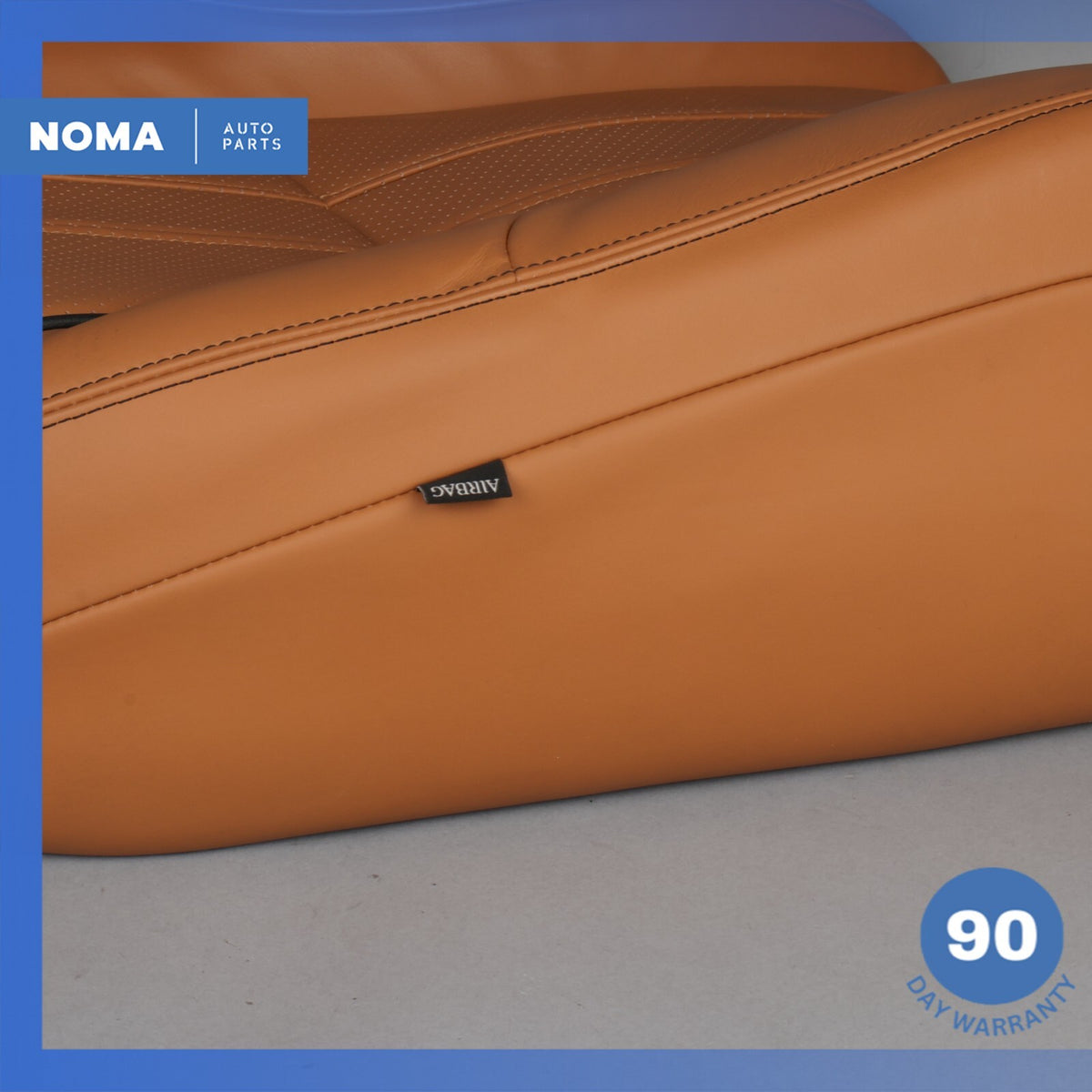 10-19 Jaguar X351 XJL XJR Front Right Passenger Top Upper Seat Cushion Brown OEM - photo 11