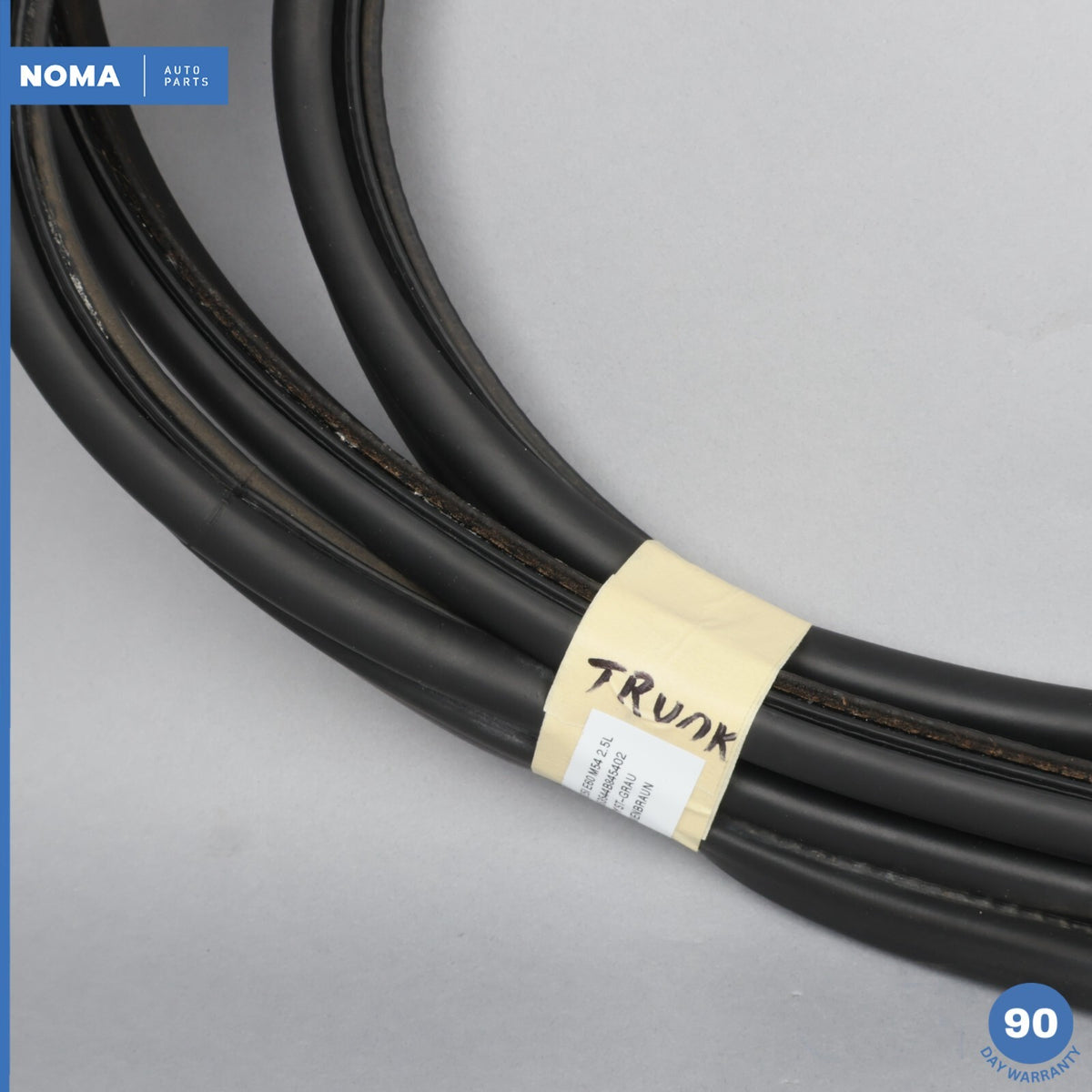 04-10 BMW E60 Rear Trunk Boot Weatherstrip Weather Strip Seal 7110420 OEM - photo 12