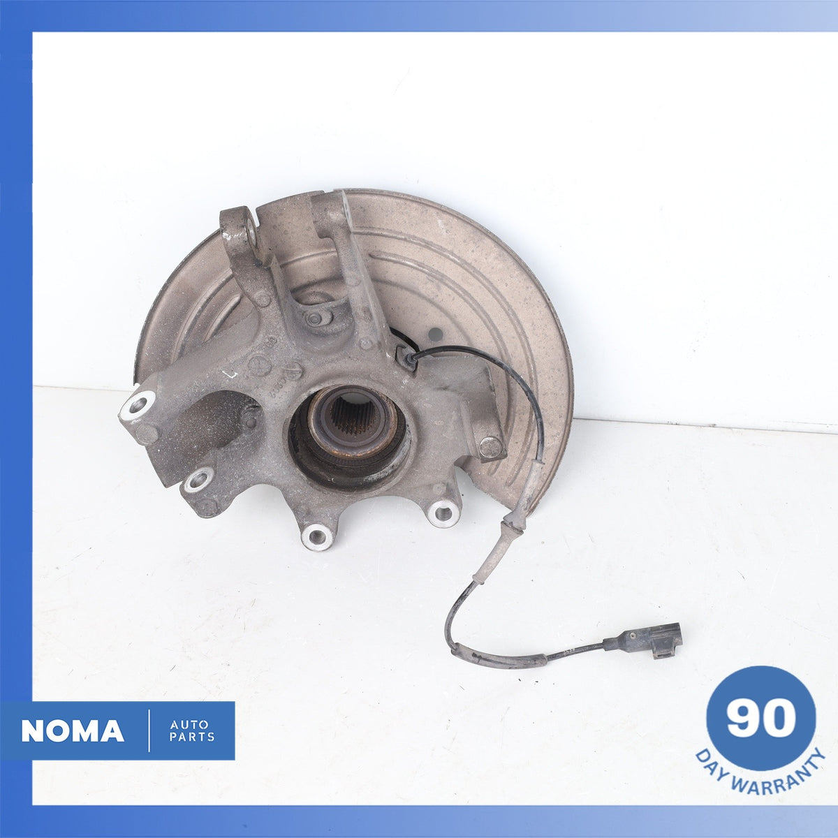 09-19 Jaguar X250 XF XJ XK Rear Left Spindle Knuckle Hub w/ Shield OEM - photo 10