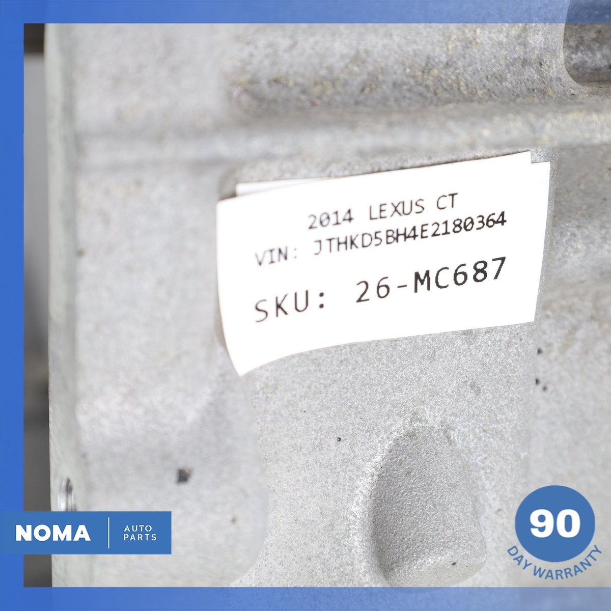 12-17 Lexus ZWA10 CT200h Prius 1.8L Hybrid Automatic Transmission Assembly OEM - photo 19