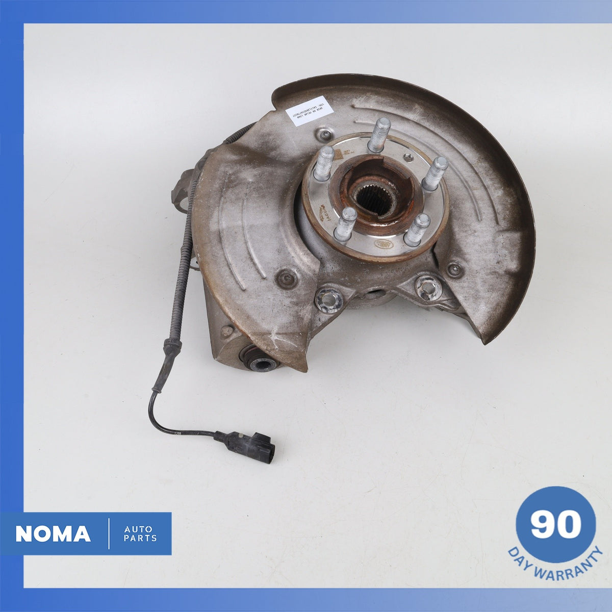 17-21 Range Rover L560 Velar Rear Left Spindle Knuckle Hub w/ Shield OEM - photo 2