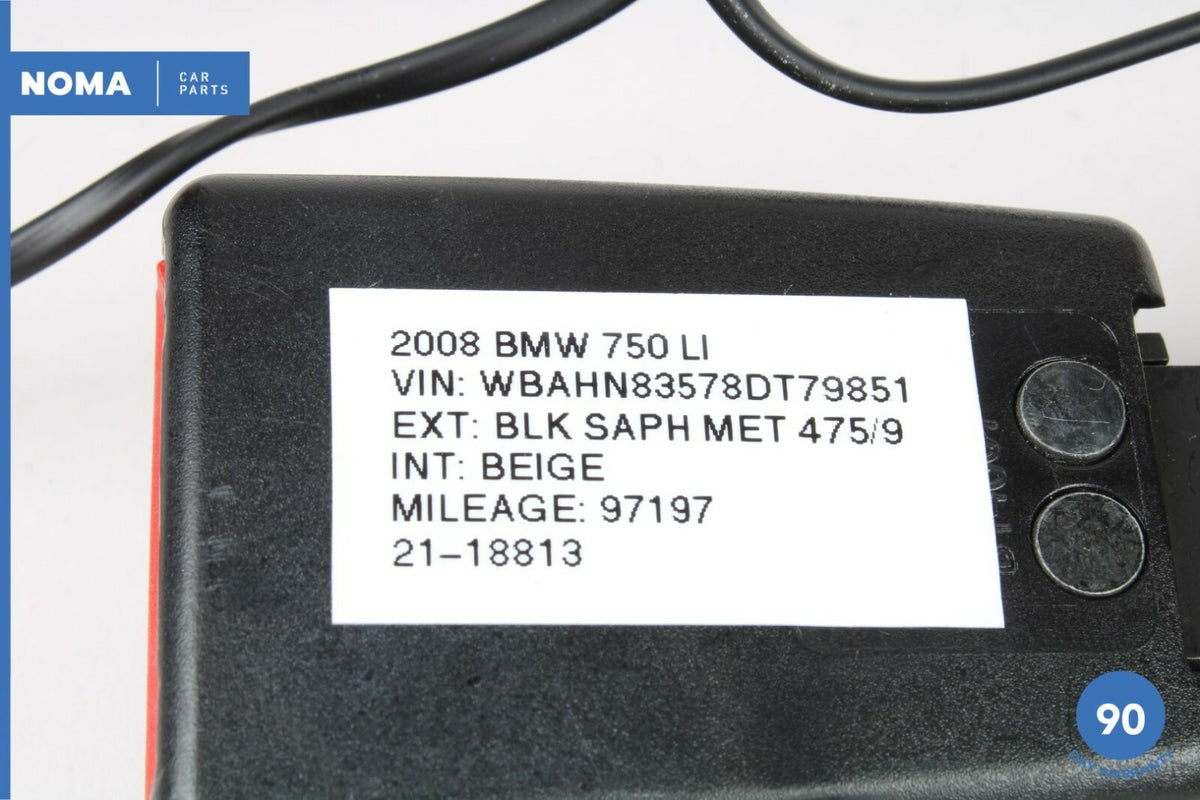07-08 BMW 750Li E65 E66 E67 Rear Right Passenger Side Seat Belt Buckle OEM - photo 10