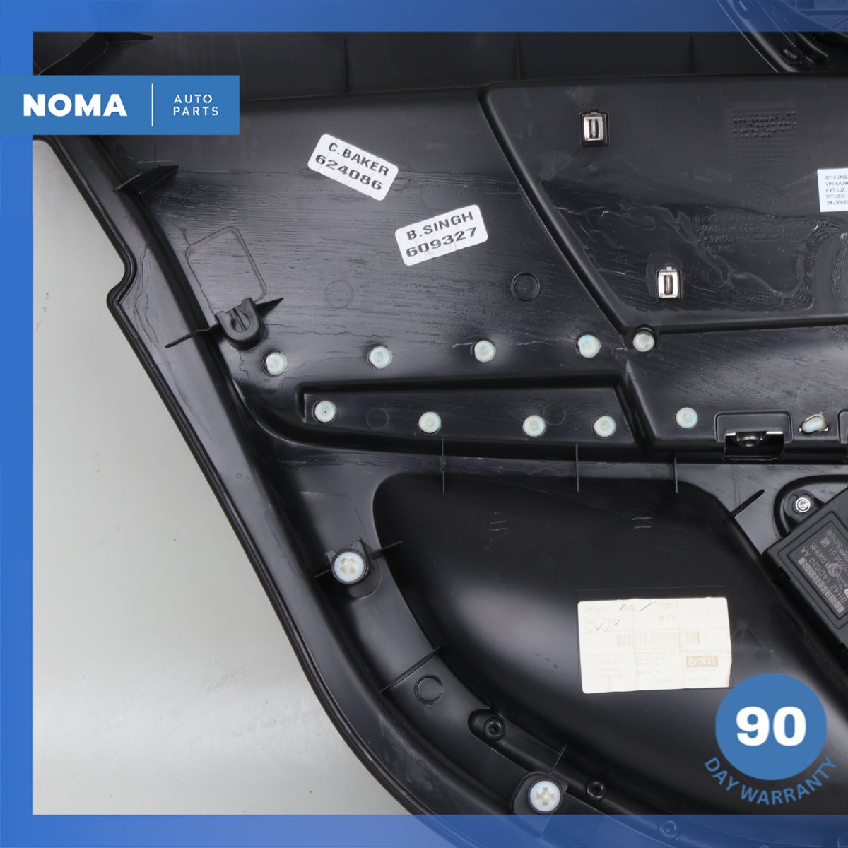 12-15 Jaguar X250 XF XFR Rear Right Passenger Side Interior Door Panel Trim OEM - photo 14