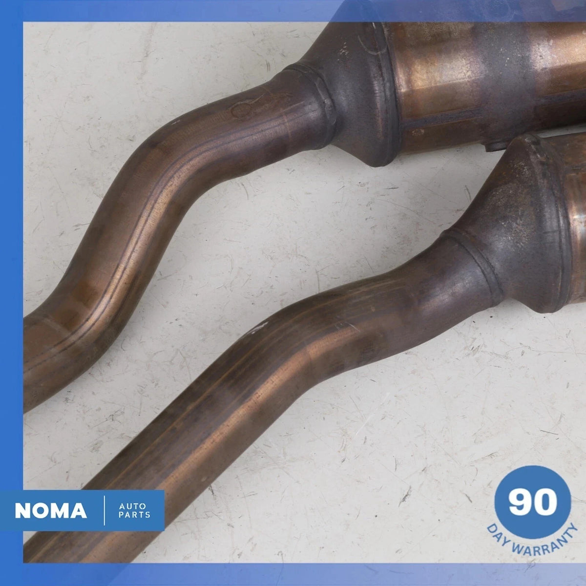 16-20 Jaguar X152 F-Type-S RWD Left & Right Side Exhaust Downpipe Set OEM 65k - photo 12