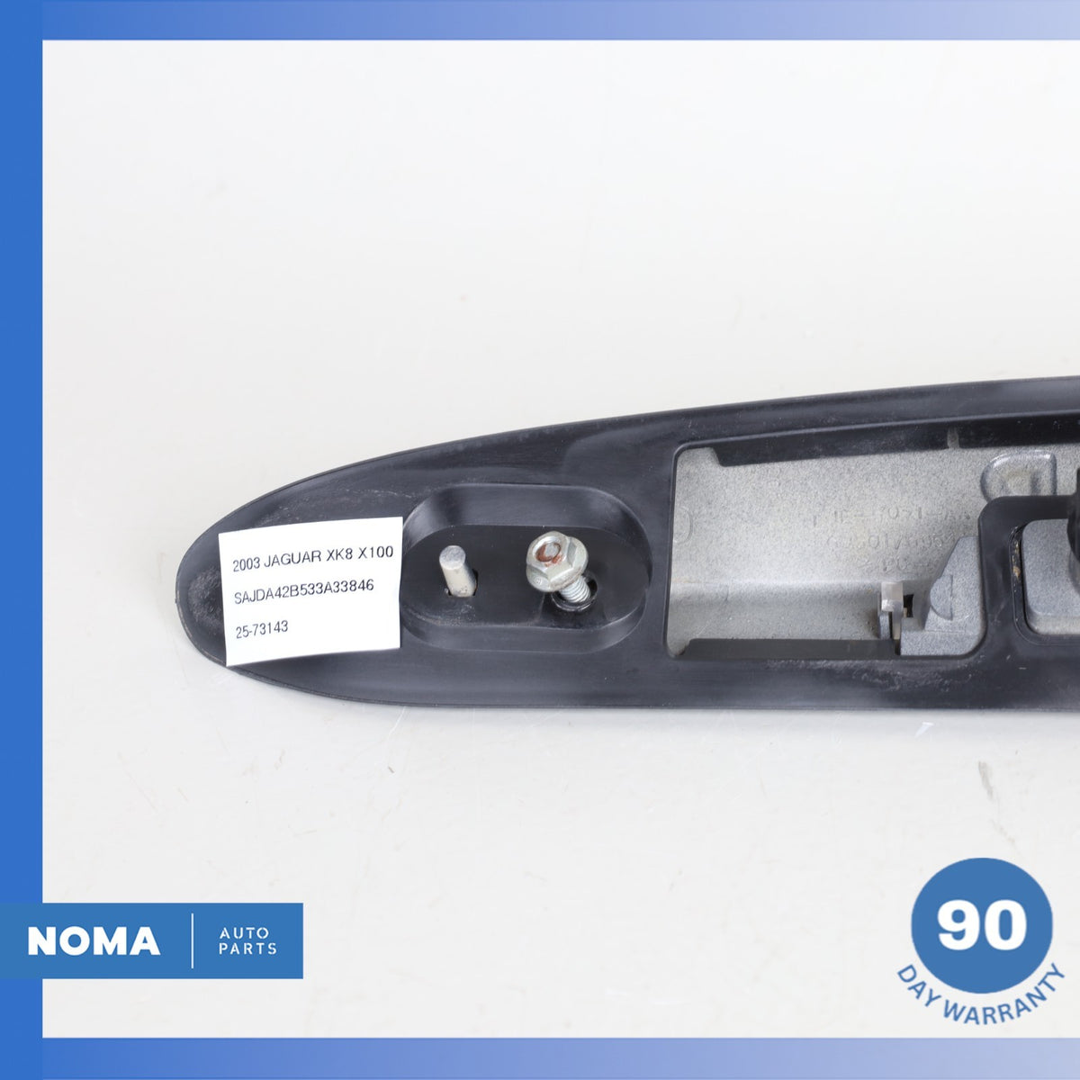 03-06 Jaguar X100 XKR Rear Trunk Bezel License Plate Light Lamp Trim Gray OEM - photo 16