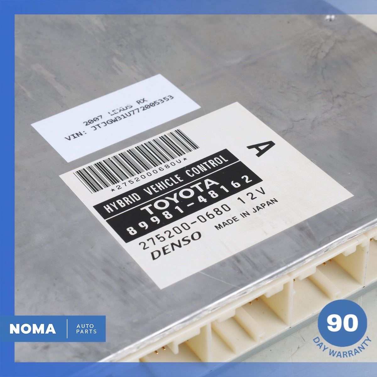 2007 Lexus MHU33 RX400h Hybrid HV High Voltage Battery Control Module OEM - photo 7