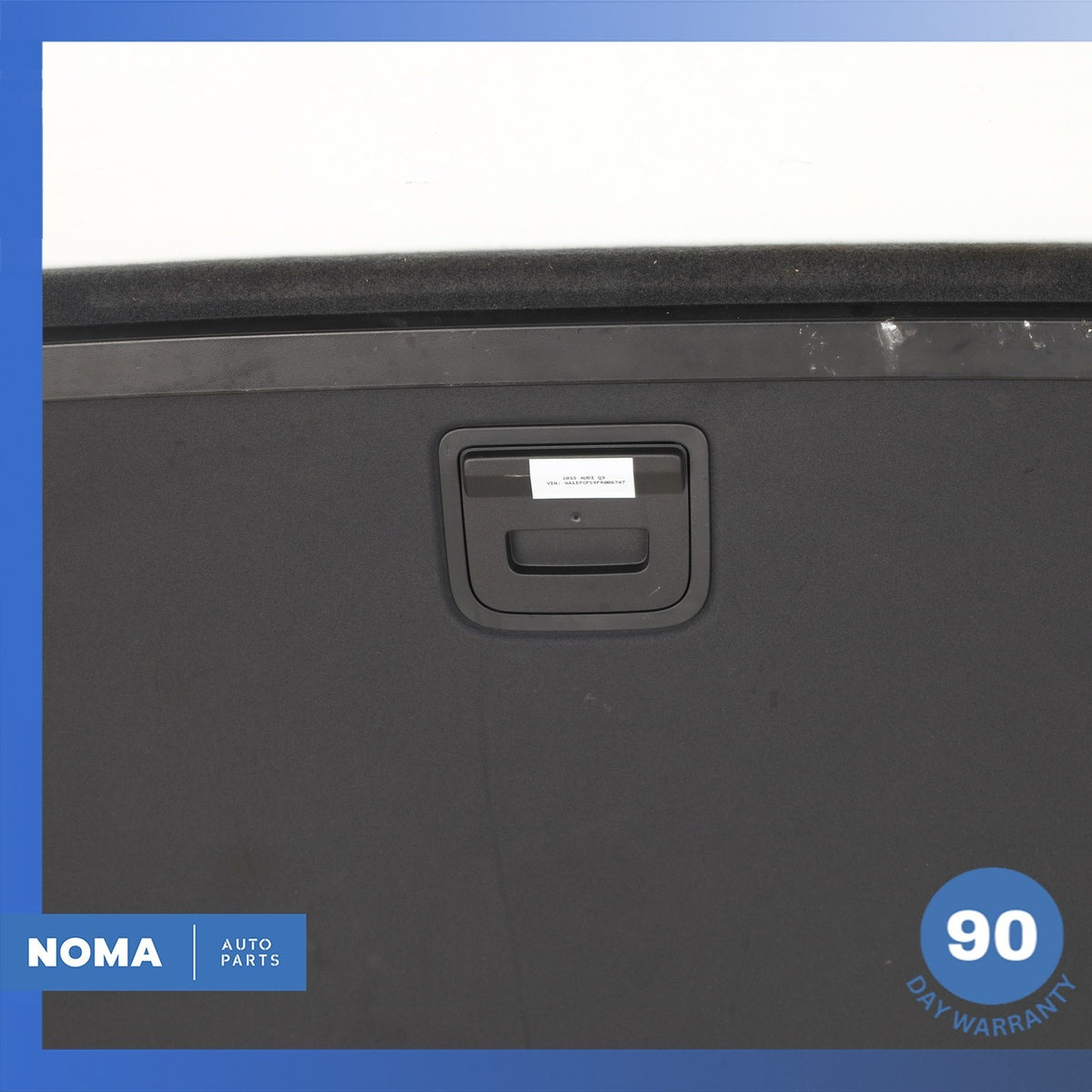 15-18 Audi 8U Q3 Trunk Boot Lower Cargo Floor Cover Panel Trim Black OEM - photo 8