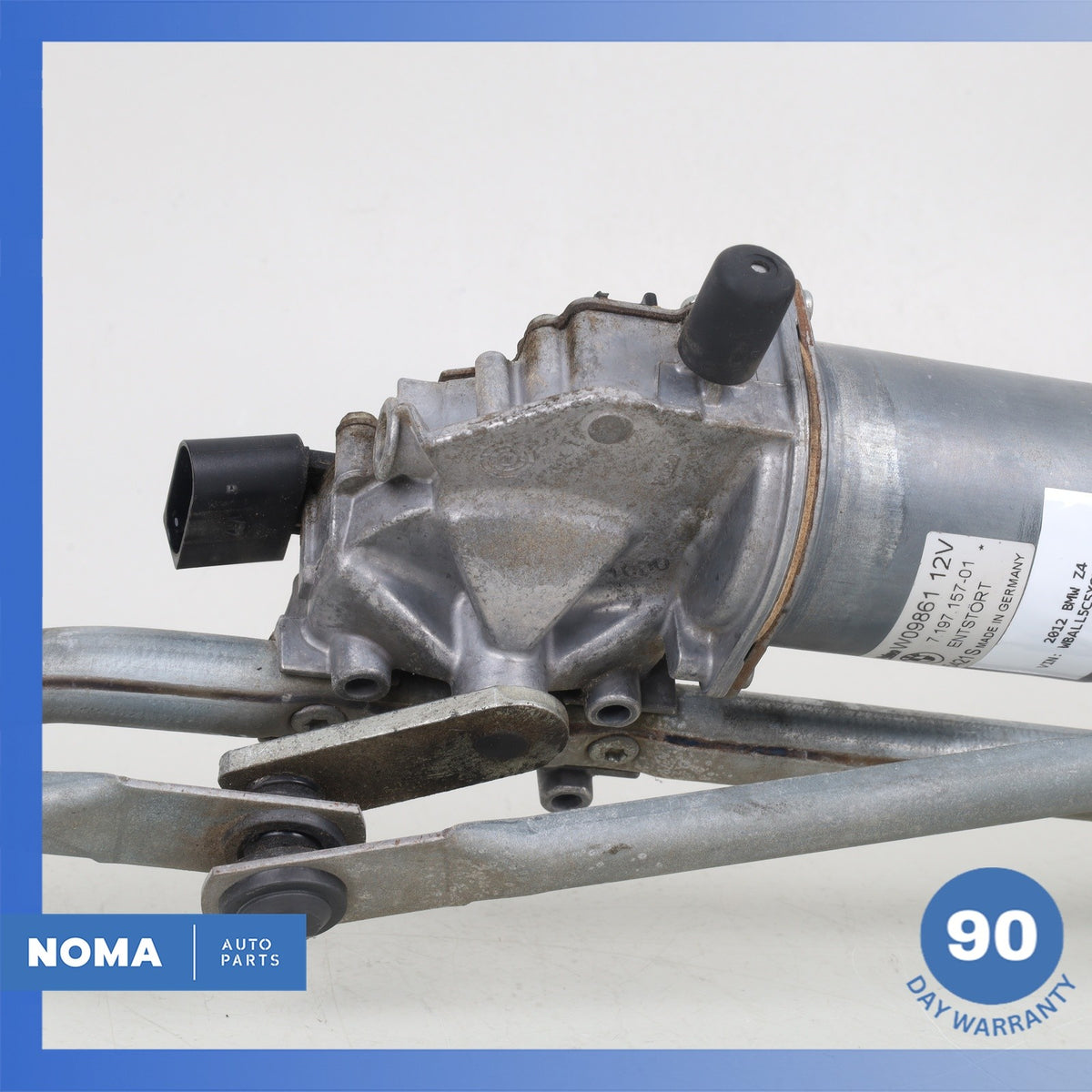09-16 BMW E89 Z4 Front Windshield Wiper Motor Linkage 61617191885 OEM - photo 5