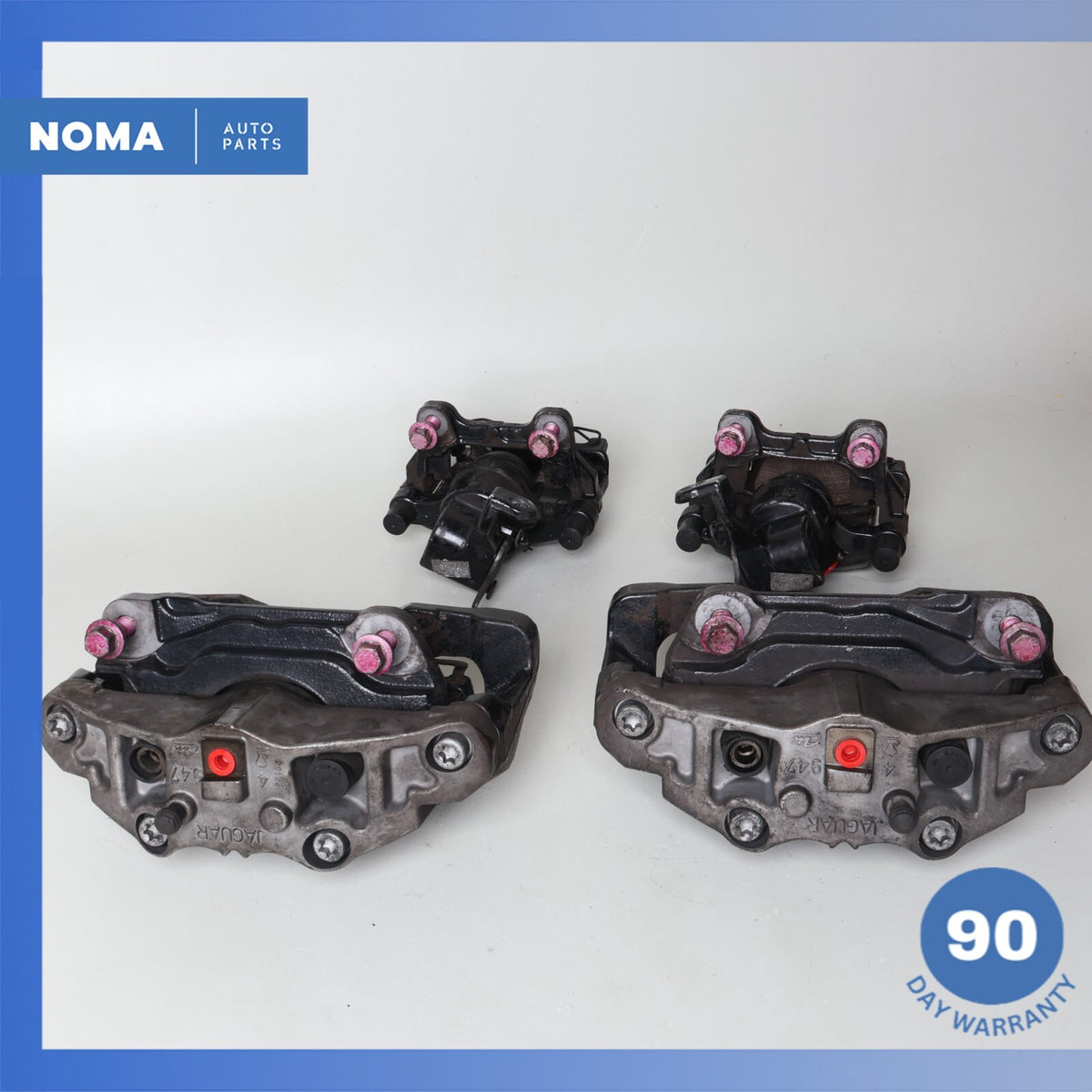 07-09 Jaguar X150 XKR R-Sport Front & Rear Side Brake Caliper Set of 4 OEM - photo 18