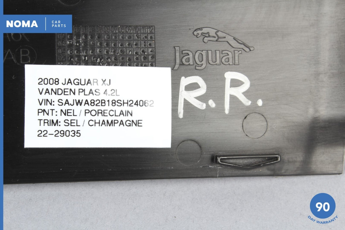 04-09 Jaguar XJ8 VDP X350 X358 Rear Right Passenger Side Inner Door Molding OEM - photo 10