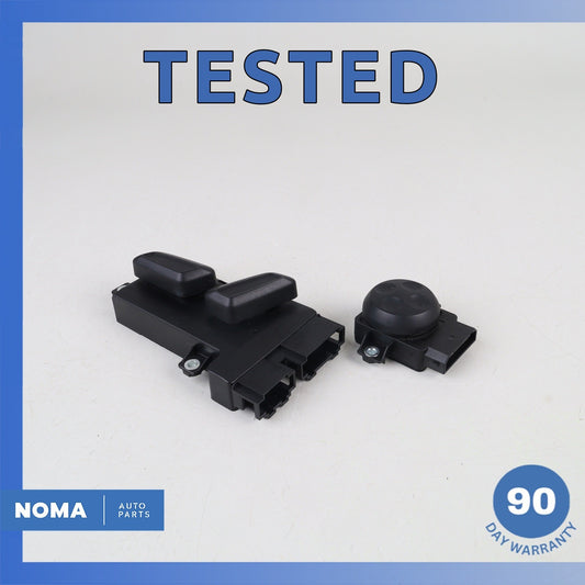 Audi 8U Q3 A7 S5 Front Left Side Power Seat Control Lumbar Switch Set Black OEM - photo 1