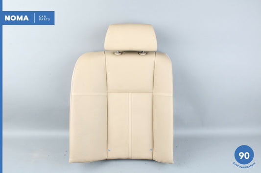 02-08 BMW 750Li E66 Rear Right Side Upper Seat Cushion w/ Head Rest Beige OEM - photo 1