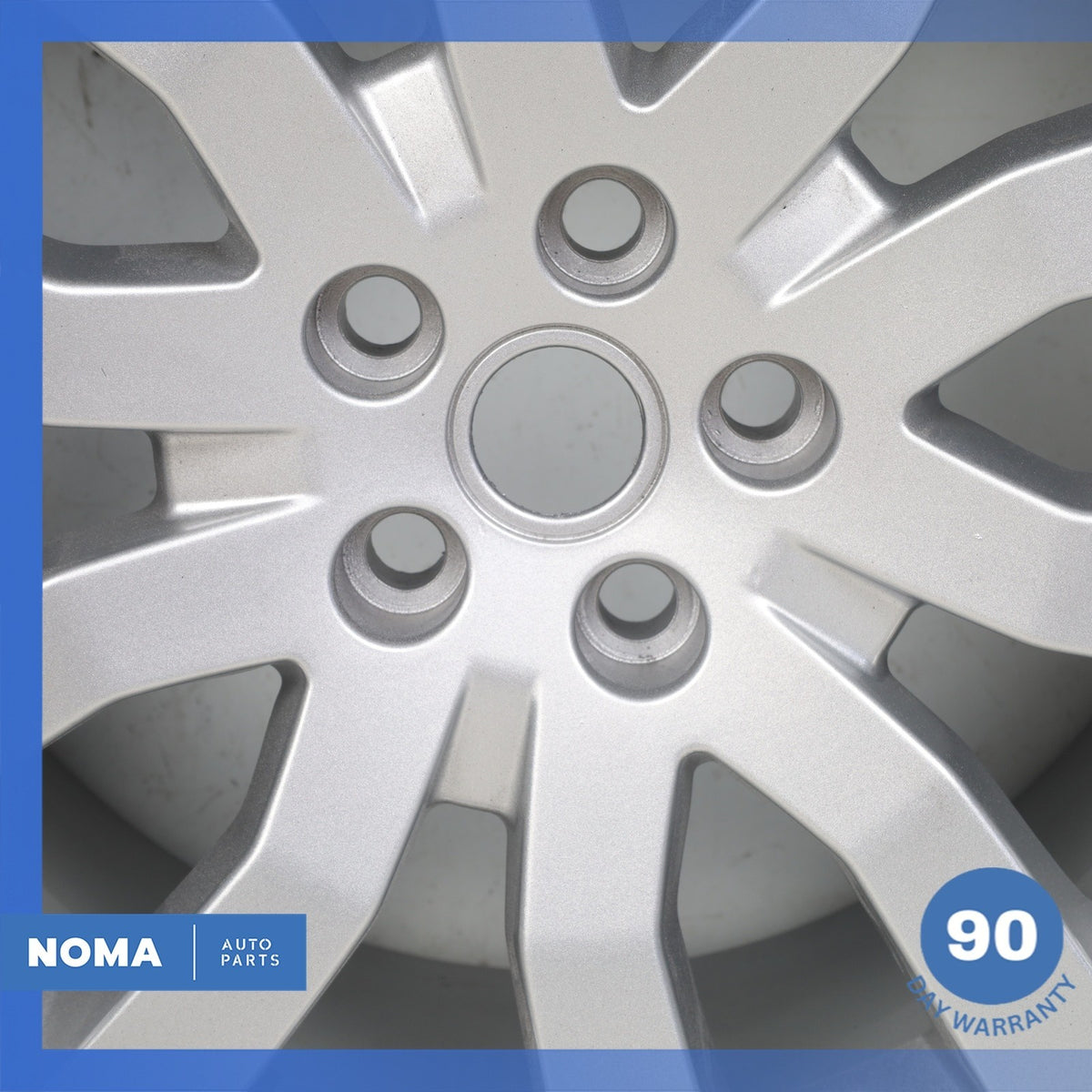 14-22 LR Range Rover Sport L494 Silver Sparkle 9.5 x R20 20" Wheel Rim OEM - photo 9