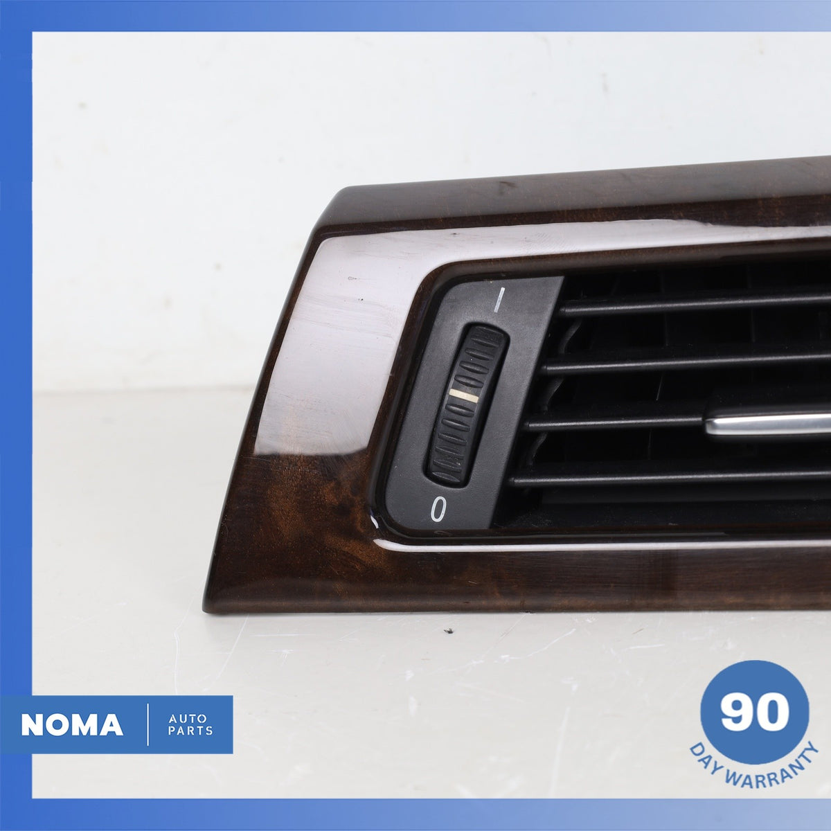 BMW E92 328i 335i Dashboard A/C AC Air Vent Grille Wood Trim Set OEM - photo 13
