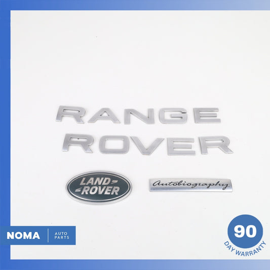 13-17 LR Range Rover L405 Autobiography L494 Trunk Logo Emblem Badge Set OEM - photo 1