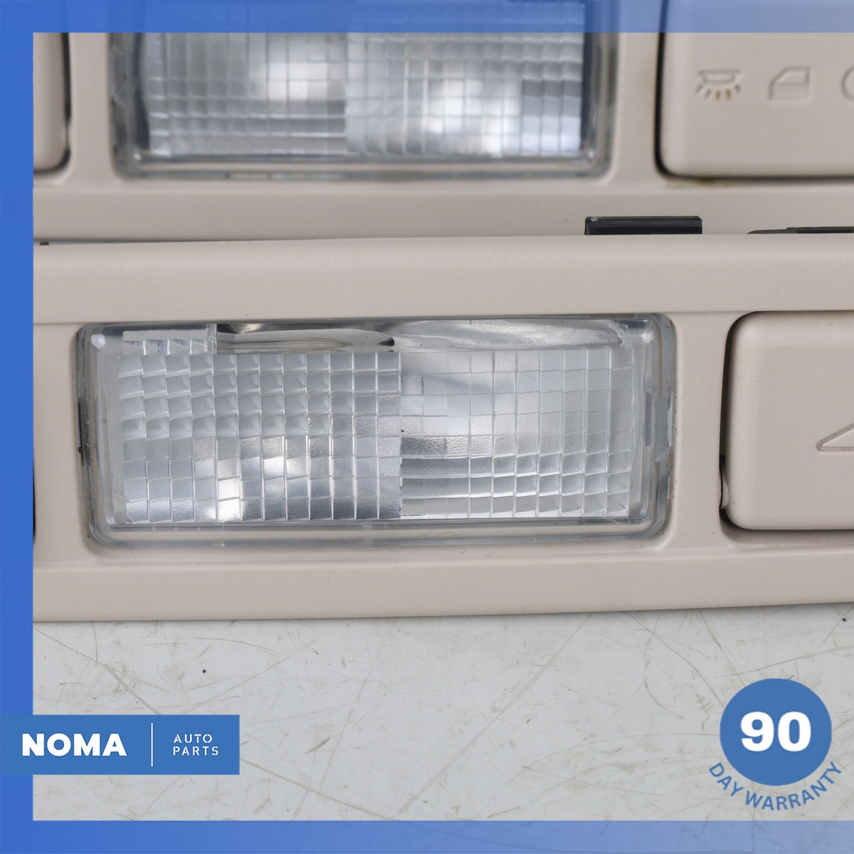 14-19 Range Rover Evoque L538 Rear Left & Right Dome Light Lamp Set Beige OEM - photo 3