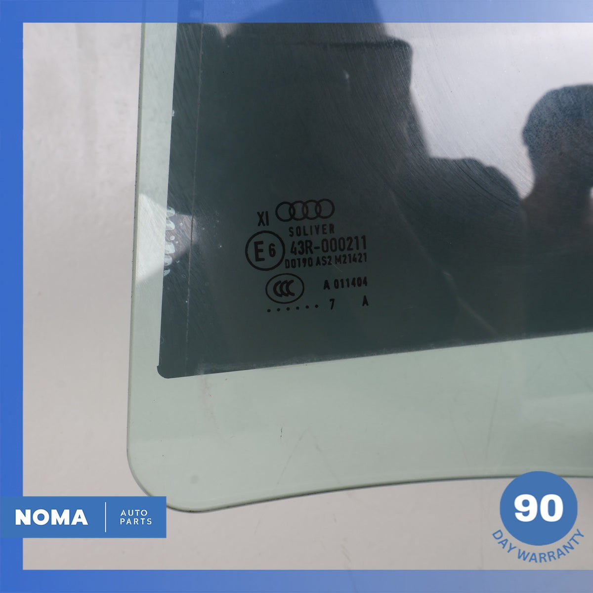 11-18 Audi D4 A8L LWB Rear Left Driver Side Door Window Glass 4H4845025D OEM - photo 8