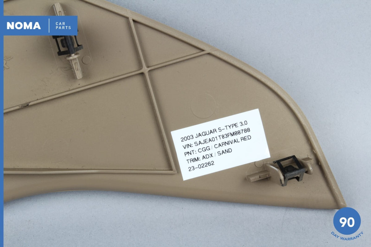 02-04 Jaguar S-Type X202 Right Passenger Side Dash Board End Cap Cover Trim OEM - photo 13