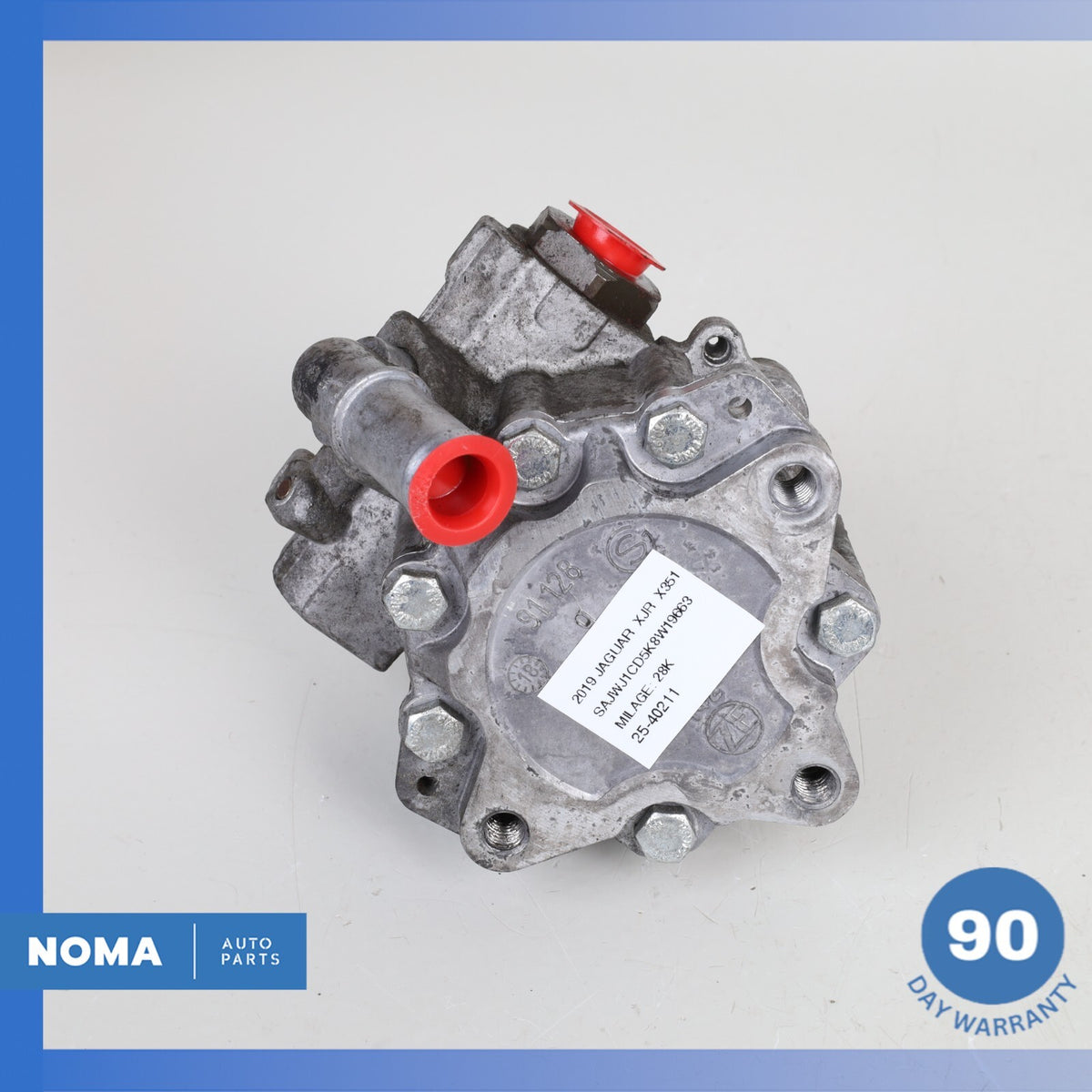 10-19 Jaguar X351 XJ 3.0L 5.0L Power Steering Pump Assembly 8W833A674AB OEM - photo 3
