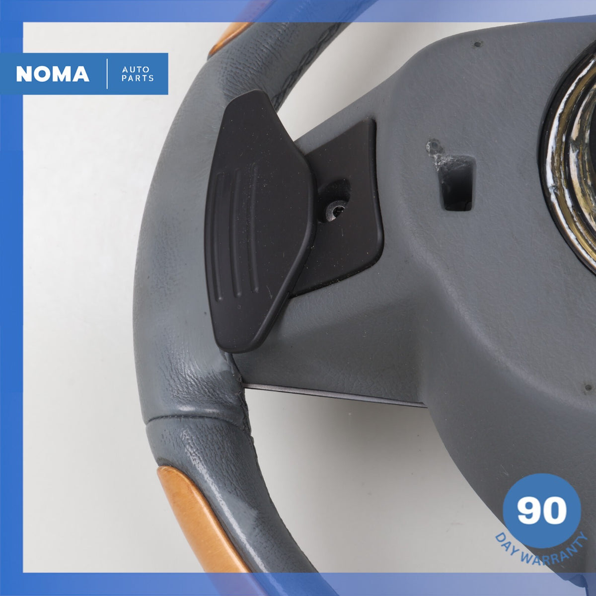 07-09 Jaguar X150 XK XKR Steering Wheel w/ Paddle Shifters Blue OEM - photo 21