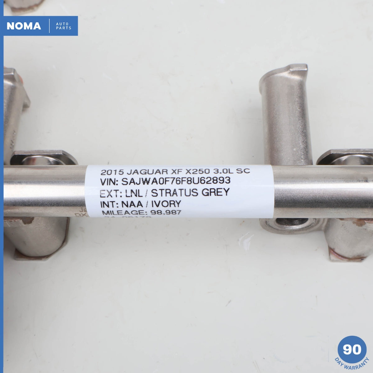 13-21 Jaguar X250 XF Range Rover 3.0 AJ126S Engine Fuel Injection Rail Set OEM - photo 17