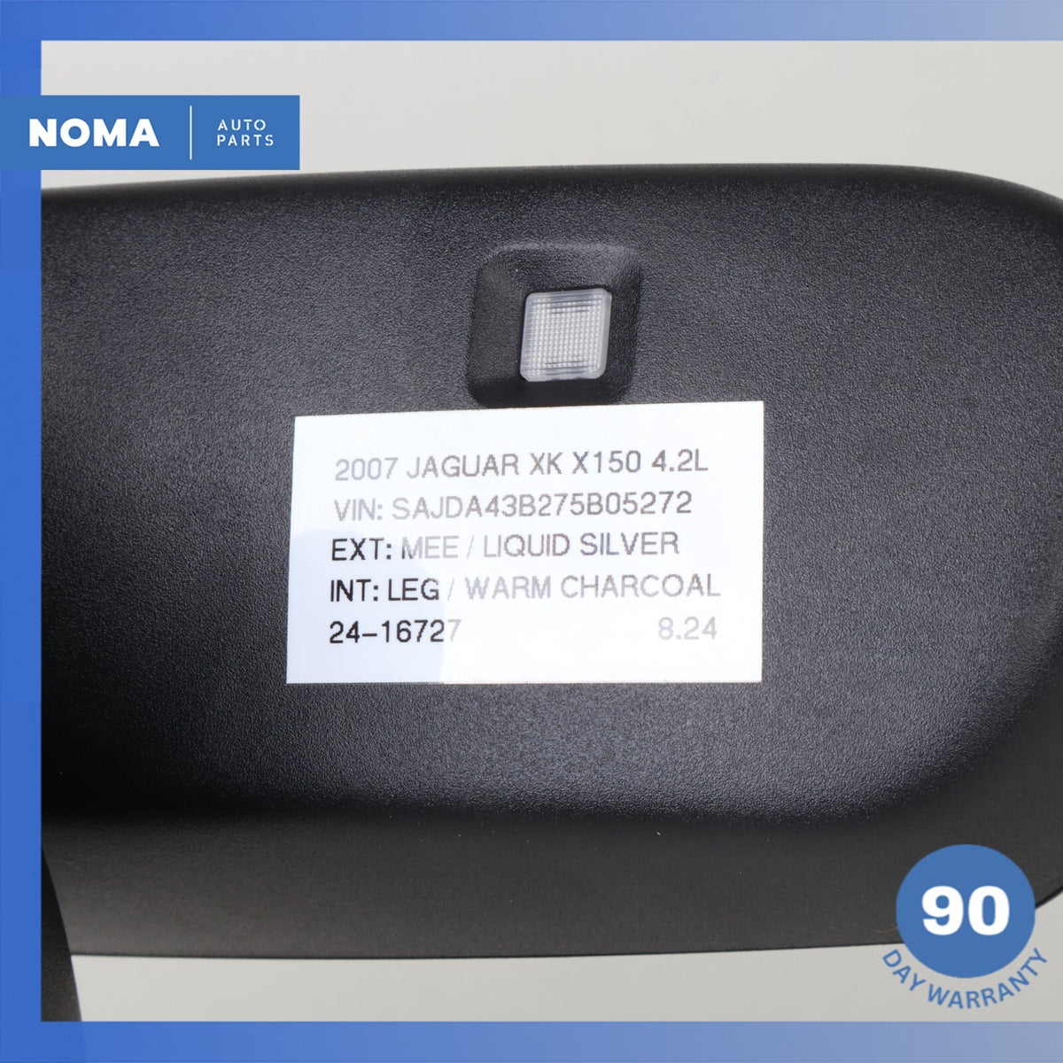 2007 Jaguar X150 XK XKR Interior Rear View Mirror Black 6W9317E678AB OEM - photo 17