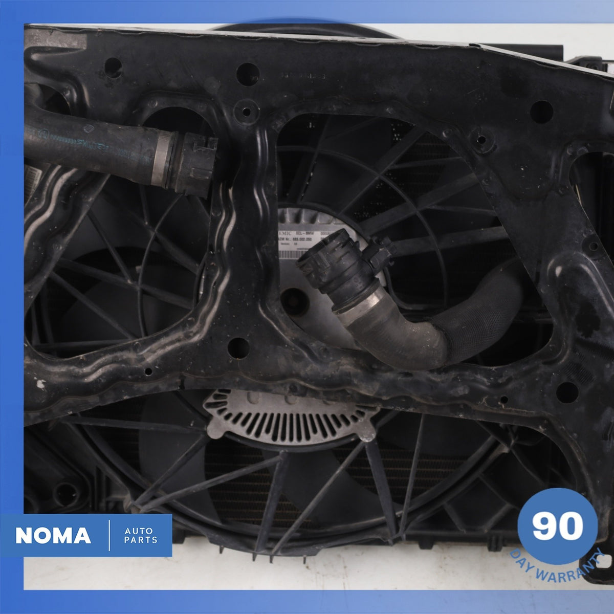 03-08 BMW E85 E86 Z4 Engine Motor Radiator Support Frame Assembly w/ Fan OEM - photo 16